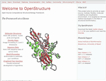 Tablet Screenshot of openstructure.org